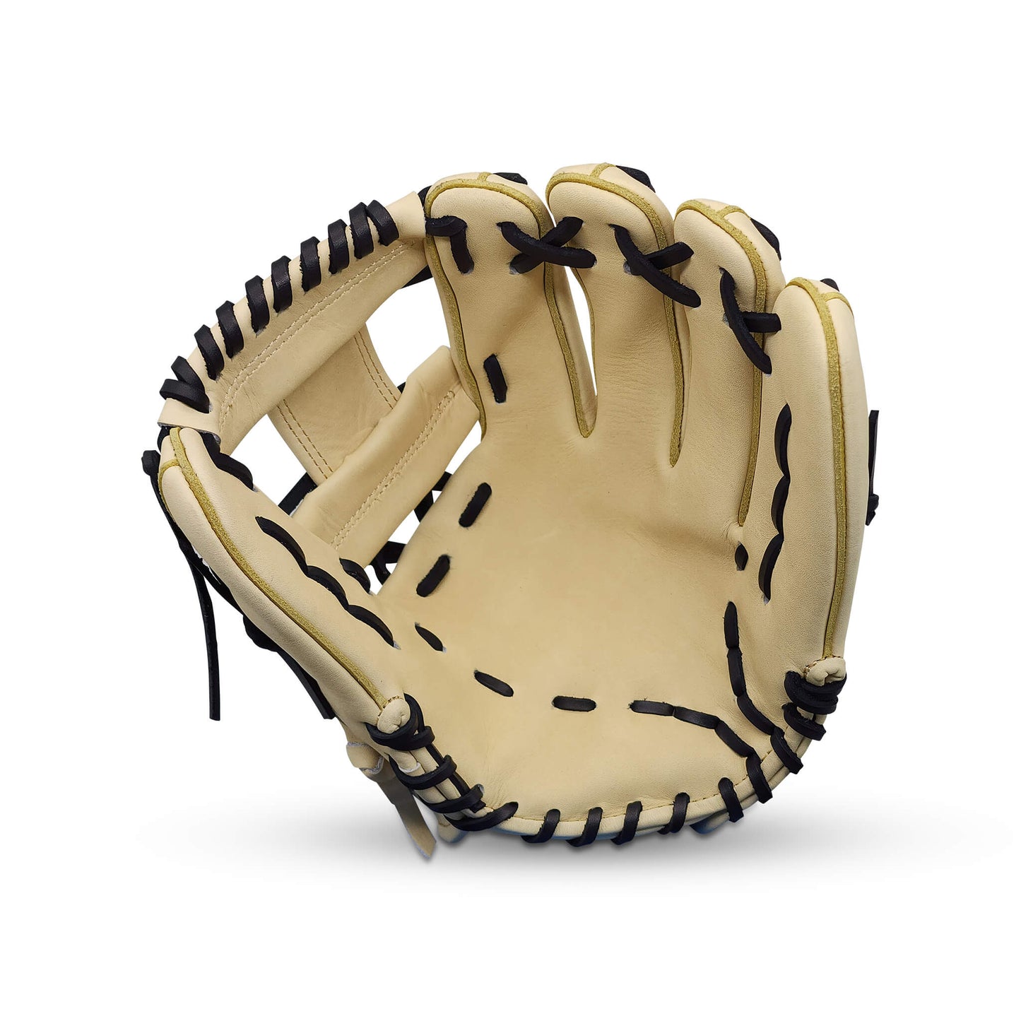 Titan Series Limited Edition 11.50” Infield Glove with I-Web, Camel Shell and Palm, Black Lacing, and Embroidered Texas Flag – RHT