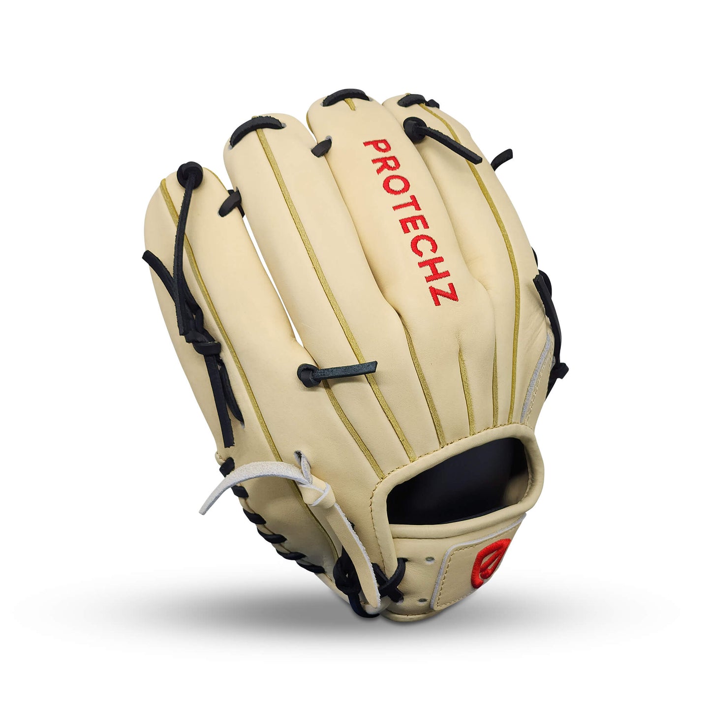 Titan Series Limited Edition 11.75” Infield Glove with T-Web, Camel Shell and Palm, Black Lacing, and Embroidered Texas Flag – RHT