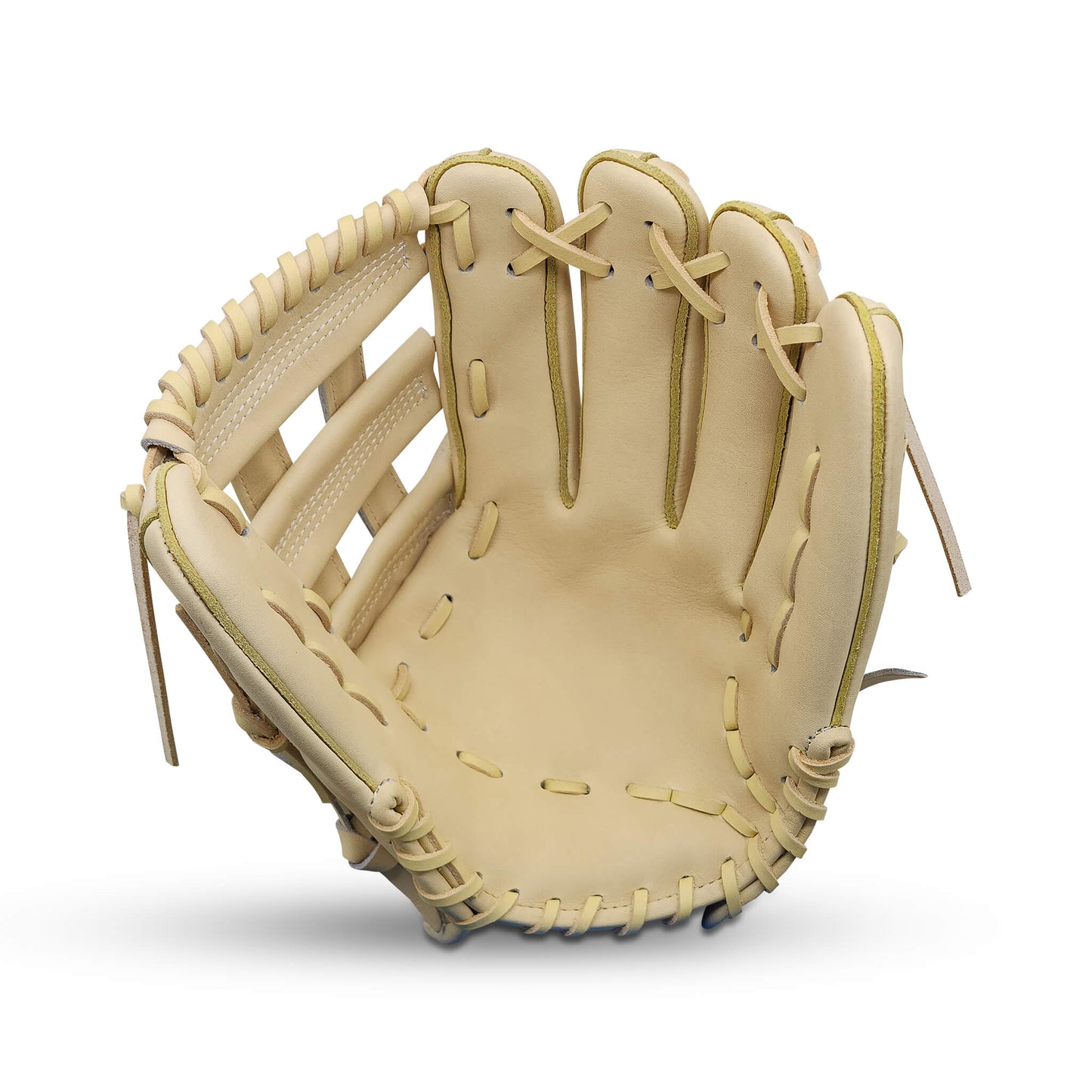 Titan Series 11.75” Infield Glove with H-Web, Camel Shell and Palm, and Camel Lacing – RHT